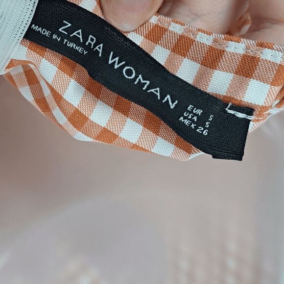 Zara Blogger Favorite Pretty Picnic Midi Dress size Small - Picture 7 of 8